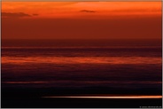Sonnenuntergang... Nordsee *Strand*, der Himmel brennt